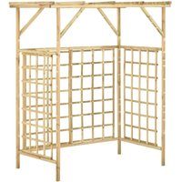 Bonnevie - Pergola für 2 Mülltonnen Kiefernholz Imprägniert vidaXL102599 von BONNEVIE