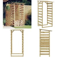 Pergola mit Dach 100x90x200 cm Imprägniertes Kiefernholz - Pergola - Pergolen - Home & Living - Braun Pergola mit Dach 100x90x200 cm Imprägniertes Kiefernholz - Pergola - Pergolen - Home & Living - Braun von VIDAXL