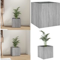 Pflanzgefäß Grau Sonoma 40x40x40 cm Holzwerkstoff - Blumenkasten - Pflanzgefäß - Holzwerkstoff - Grau - Sonora - Home & Living Pflanzgefäß Grau Sonoma 40x40x40 cm Holzwerkstoff - Blumenkasten - Pflanzgefäß - Holzwerkstoff - Grau - Sonora - Home & Living von VIDAXL