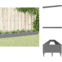 Pflanzkasten mit Erdspießen Hellgrau 362,5x42,5x28,5 cm pp - Gartengefäß - Pflanzkasten - Hochbeet - Gartenmöbel - Polypropylen Pflanzkasten mit Erdspießen Hellgrau 362,5x42,5x28,5 cm pp - Gartengefäß - Pflanzkasten - Hochbeet - Gartenmöbel - Polypropylen von VIDAXL