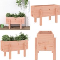 Pflanzkübel 62x30x38 cm Massivholz Douglasie - Holzpflanze - Gartendekoration - Blumenerde - Kübeln - Outdoormöbel - Home & Living von VIDAXL