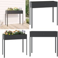 Pflanzkübel Anthrazit 100,5x40,5x90 cm Verzinkter Stahl - Hochbeet - Blumentopf - Pflanzgefäß - Gartendeko - Stahltöpfen - Home & Living Pflanzkübel Anthrazit 100,5x40,5x90 cm Verzinkter Stahl - Hochbeet - Blumentopf - Pflanzgefäß - Gartendeko - Stahltöpfen - Home & Living von VIDAXL