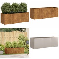 Pflanzkübel Rostig 120x40x40 cm Wetterfester Stahl - Vidaxl von VIDAXL