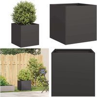 Pflanzkübel Schwarz 40x40x40 cm Kaltgewalzter Stahl - Vidaxl Pflanzkübel Schwarz 40x40x40 cm Kaltgewalzter Stahl - Vidaxl von VIDAXL