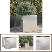Pflanzkübel Silbern 42x40x39 cm Edelstahl - Edelstahl Pflanzkübel - Blumentopf Silber - Gartendeko - Balkonpflanze - Hochbeet Pflanzkübel Silbern 42x40x39 cm Edelstahl - Edelstahl Pflanzkübel - Blumentopf Silber - Gartendeko - Balkonpflanze - Hochbeet von VIDAXL