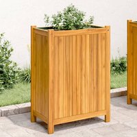Pflanzkübel mit Einlage 54x31x75 cm Massivholz Akazie vidaXL182936 von VIDAXL
