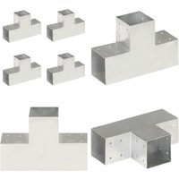 Vidaxl - Pfostenverbinder 4 Stk. T-Form Verzinktes Metall 101 x 101 mm - Pfostenverbinder - Pfosten-Verbindungsstück - Home & Living - Silber Vidaxl - Pfostenverbinder 4 Stk. T-Form Verzinktes Metall 101 x 101 mm - Pfostenverbinder - Pfosten-Verbindungsstück - Home & Living - Silber von VIDAXL