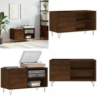 Vidaxl - Plattenschrank Braun Eichen-Optik 85x38x48 cm Holzwerkstoff - Plattenregal - Schallplattenregale - Vinyl Regal - Musik Regalsystem Vidaxl - Plattenschrank Braun Eichen-Optik 85x38x48 cm Holzwerkstoff - Plattenregal - Schallplattenregale - Vinyl Regal - Musik Regalsystem von VIDAXL