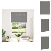 Vidaxl - Plissee Anthrazit 100x100 cm Stoffbreite 99,4 cm Polyester - Plissee - Plissees - Faltrollo - Jalousie von VIDAXL