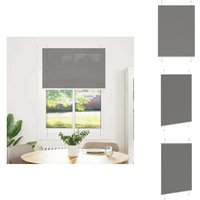 Plissee Anthrazit 100x100 cm Stoffbreite 99,4 cm Polyester - Plissee - Plissees - Faltrollo - Jalousie von VIDAXL