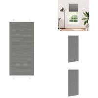 Plissee Anthrazit 85x200 cm Stoffbreite 84,4 cm Polyester - Plissee - Plissees - Faltrollo - Jalousie von VIDAXL