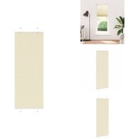 Plissee Creme 75x200 cm Stoffbreite 74,4 cm Polyester - Plissee - Plissees - Faltrollo - Jalousie Plissee Creme 75x200 cm Stoffbreite 74,4 cm Polyester - Plissee - Plissees - Faltrollo - Jalousie von VIDAXL