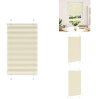 Vidaxl - Plissee Creme 80x100 cm Stoffbreite 79,4 cm Polyester - Plissee - Plissees - Faltrollo - Jalousie Vidaxl - Plissee Creme 80x100 cm Stoffbreite 79,4 cm Polyester - Plissee - Plissees - Faltrollo - Jalousie von VIDAXL