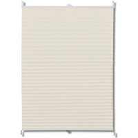 Bonnevie - Plissee Faltrollo Rollo Plisseerollo 50x125cm Creme vidaXL936622 von BONNEVIE