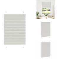 Plissee Hellgrau 100x100 cm Stoffbreite 99,4 cm Polyester - Plissee - Plissees - Faltrollo - Jalousie von VIDAXL