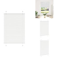 Plissee Weiß 85x150 cm Stoffbreite 84,4 cm Polyester - Plissee - Plissees - Faltrollo - Jalousie von VIDAXL