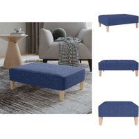 Polsterhocker - Living Fußhocker Blau 78x56x32 cm Stoff Polsterhocker - Living Fußhocker Blau 78x56x32 cm Stoff von VIDAXL
