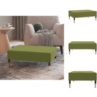 Polsterhocker - Living Fußhocker Hellgrün 78x56x32 cm Samt von VIDAXL