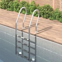 Pool-Leiter 54x38x184,5 cm Edelstahl 304 Vidaxl 42368 von VIDAXL