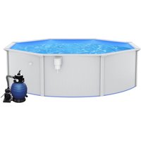 Pool mit Sandfilterpumpe 460x120 cm vidaXL von VIDAXL