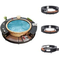 Pool- & Whirlpool-Zubehör - Living Whirlpool-Umrandung Schwarz Poly-Rattan Pool- & Whirlpool-Zubehör - Living Whirlpool-Umrandung Schwarz Poly-Rattan von VIDAXL