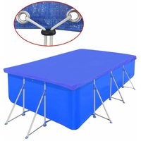 Poolabdeckung pe Rechteckig 90 g/qm 394x207 cm Vidaxl von VIDAXL
