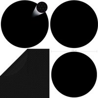 Vidaxl - Poolabdeckung Schwarz 250 cm pe - Poolabdeckung - Poolabdeckungen - Home & Living - Schwarz von VIDAXL