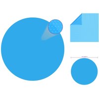 Poolabdeckungen & -unterlagen - Living Poolabdeckung Blau 417 cm PE von VIDAXL
