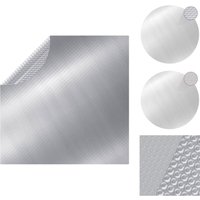 Vidaxl - Poolabdeckungen & -unterlagen - Living Poolabdeckung Silbern 488 cm pe - Silber von VIDAXL