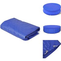 Poolabdeckungen & -unterlagen - Living Poolabdeckung pe Rund 540 cm 90 g/m² - Blau von VIDAXL
