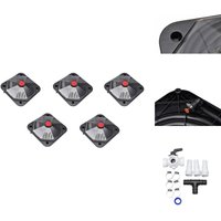 Poolheizungen - 5er Set Solar Pool Heizung 735 w von VIDAXL