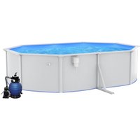 Pool mit Sandfilterpumpe 490x360x120 cm Vidaxl von VIDAXL