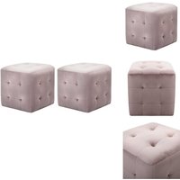 Pouf 2 Stk. Rosa 30x30x30 cm Samtstoff - Samtsitzsack - Rosa Sitzkissen - Pouf Set - Wohnaccessoire - Deko Kissen Pouf 2 Stk. Rosa 30x30x30 cm Samtstoff - Samtsitzsack - Rosa Sitzkissen - Pouf Set - Wohnaccessoire - Deko Kissen von VIDAXL