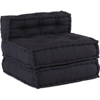 Pouf Modular Anthrazit 70x70x54 cm Stoff vidaXL478276 von VIDAXL