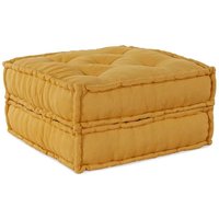 Pouf Modular Gelb 70x70x36 cm Stoff vidaXL Pouf Modular Gelb 70x70x36 cm Stoff vidaXL von VIDAXL