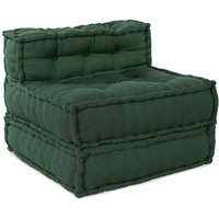 Pouf Modular Grün 70x70x54 cm Stoff Vidaxl Pouf Modular Grün 70x70x54 cm Stoff Vidaxl von VIDAXL