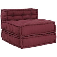 Pouf Modular Kastanienbraun 70x70x54 cm Stoff Vidaxl von VIDAXL