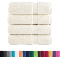 Premium-Duschtücher SOLUND 4 Stk. Cremeweiß 70x140 cm 600 g/m² vidaXL Premium-Duschtücher SOLUND 4 Stk. Cremeweiß 70x140 cm 600 g/m² vidaXL von VIDAXL