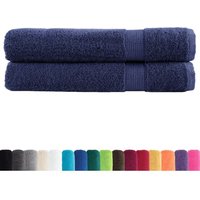 Premium-Handtücher solund 2 Stk. Marineblau 100x200 cm 600 g/m² Vidaxl Premium-Handtücher solund 2 Stk. Marineblau 100x200 cm 600 g/m² Vidaxl von VIDAXL