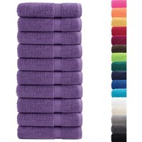 Premium-Handtücher SOLUND 10 Stk. Lila 50x100 cm 600 g/m² vidaXL von VIDAXL