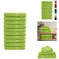 Premium-Handtücher solund 10 Stk. Apfelgrün 100x200 cm 600 g/m² - Baumwolle - Handtücher - Badeset - Küchenhandtücher - Wascheimer Premium-Handtücher solund 10 Stk. Apfelgrün 100x200 cm 600 g/m² - Baumwolle - Handtücher - Badeset - Küchenhandtücher - Wascheimer von VIDAXL