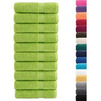 Premium-Handtücher solund 10 Stk. Apfelgrün 50x100 cm 600 g/m² Vidaxl von VIDAXL