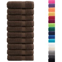 Premium-Handtücher solund 10 Stk. Braun 50x100 cm 600 g/m² Vidaxl Premium-Handtücher solund 10 Stk. Braun 50x100 cm 600 g/m² Vidaxl von VIDAXL