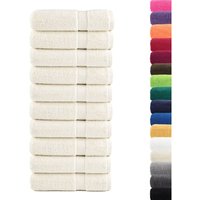 Premium-Handtücher solund 10 Stk. Cremeweiß 50x100 cm 600 g/m² Vidaxl Premium-Handtücher solund 10 Stk. Cremeweiß 50x100 cm 600 g/m² Vidaxl von VIDAXL