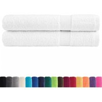 Premium-Handtücher solund 2 Stk. Weiß 100x200 cm 600 g/m² Vidaxl Premium-Handtücher solund 2 Stk. Weiß 100x200 cm 600 g/m² Vidaxl von VIDAXL
