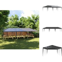 Profi-Partyzelt 4×9 m Anthrazit 90 g/m² - Partyzelt - Gartenparty - Outdoor Event - Festzelt - Grillparty Profi-Partyzelt 4×9 m Anthrazit 90 g/m² - Partyzelt - Gartenparty - Outdoor Event - Festzelt - Grillparty von VIDAXL