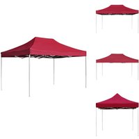 Profi-Partyzelt Faltbar Aluminium 4,5x3 m Weinrot - Outdoor Event Zelte - Gartenzelt - Partyzelt - Weinfarbene Markise - Aluminiumgartenmöbel Profi-Partyzelt Faltbar Aluminium 4,5x3 m Weinrot - Outdoor Event Zelte - Gartenzelt - Partyzelt - Weinfarbene Markise - Aluminiumgartenmöbel von VIDAXL