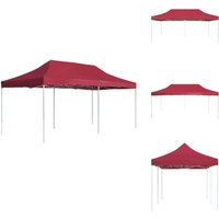 Profi-Partyzelt Faltbar Aluminium 6×3 m Weinrot - Outdoor Event Zelte - Gartenzelt - Partyzelt - Weinfarbene Markise - Aluminium Partyzelt Profi-Partyzelt Faltbar Aluminium 6×3 m Weinrot - Outdoor Event Zelte - Gartenzelt - Partyzelt - Weinfarbene Markise - Aluminium Partyzelt von VIDAXL