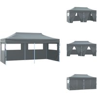 Profi-Partyzelt Faltbar mit 4 Seitenwänden 3×6m Stahl Anthrazit - Outdoor Event Zelt - Partyzelt - Gartenparty - Grillplatz - Festivalzelt Profi-Partyzelt Faltbar mit 4 Seitenwänden 3×6m Stahl Anthrazit - Outdoor Event Zelt - Partyzelt - Gartenparty - Grillplatz - Festivalzelt von VIDAXL
