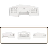 Profi-Partyzelt mit Seitenwänden 4×6 m Weiß 90 g/m² - Partyzelt - Gartenpavillon - Outdoor-Zelt - Feierzelt - Grillplatzüberdachung Profi-Partyzelt mit Seitenwänden 4×6 m Weiß 90 g/m² - Partyzelt - Gartenpavillon - Outdoor-Zelt - Feierzelt - Grillplatzüberdachung von VIDAXL